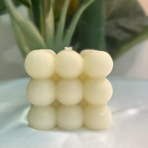 Big square bubble Mold Candle