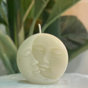 Sun and Moon Mold Candle