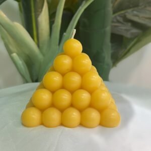 Pyramid Bubble Mold Candle